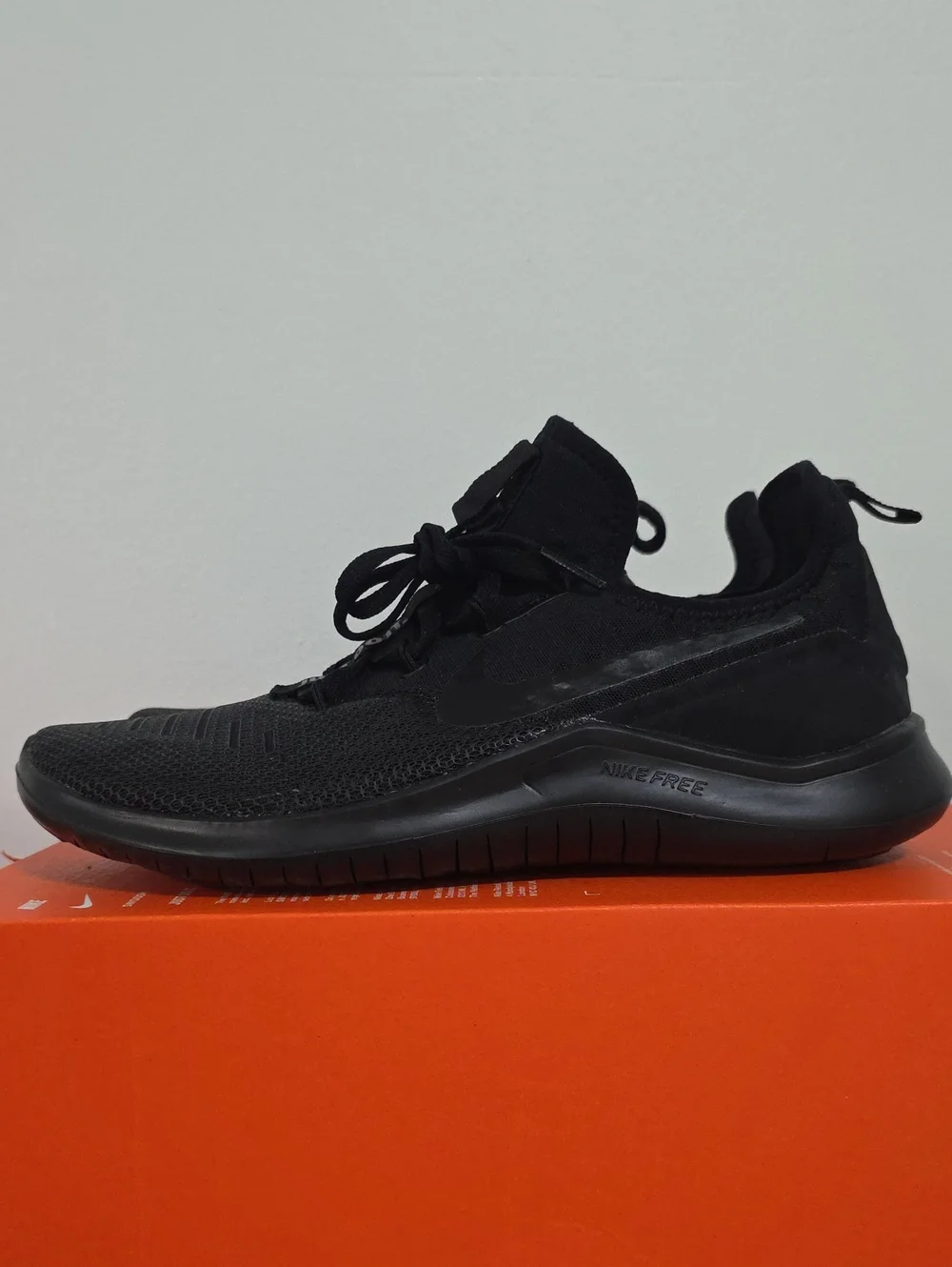 Nike Black Knit Flexible Sole Running Shoe